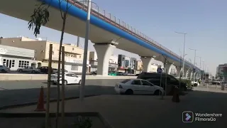 Riyadh Metro line in aziziyah #saudiarabia #Iqubalvlog