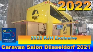 2022 RJH   Eclusive Interior Wohnanhager mit Heckarage  Exterior Walkaround Caravan Salon Düsseldorf