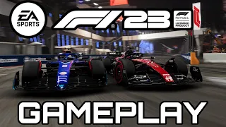 F1 23 Gameplay at Las Vegas Strip Circuit | FIRST LOOK!