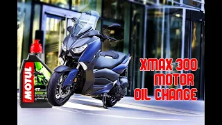 Xmax 300 Oil Change and Reset