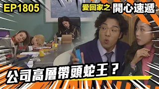 愛．回家之開心速遞 第1805集｜公司高層帶頭蛇王？｜處境喜劇｜港劇｜爆笑｜劇集｜愛情｜TVB港劇精華｜喜劇｜電視劇｜羅樂林｜劉丹｜林淑敏｜許家傑｜張景淳｜呂慧儀 ｜周嘉洛