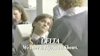 Delta "We love to fly and it shows" Commercial from 1988