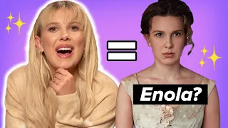 Millie Bobby Brown Finds Out Which Enola Holmes Character She Is