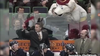 Hockey mascot moments