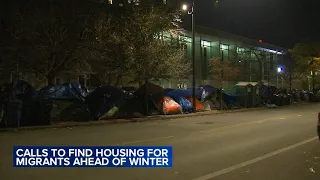 Thousands of migrants forced to sleep outside as temperatures drop