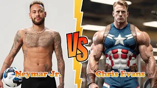 Neymar VS Chris Evans (Captain America) Transformation ★ From Baby To 2024