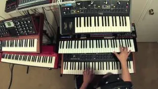 Cars by Gary Numan - Performed on a Little Phatty, JX3P, and Prophet 08