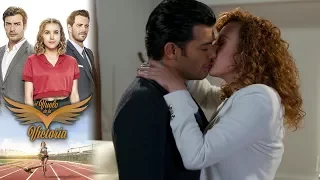 Maritza le roba un beso a Raúl | El vuelo de la victoria -Televisa