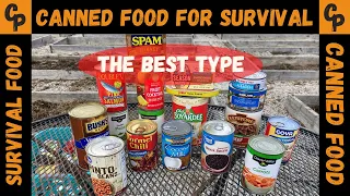 The Best Canned Food To Store As Survival Food