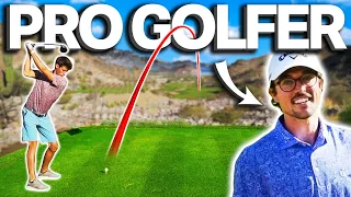 I Challenged A Pro Golfer To A 9 Hole Match... Did I Win?!