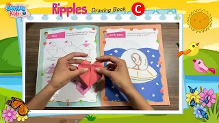 08 Heart Page No.10 Ripples Drawing Book- C| Genius Kidz |Pre Primer Kids Learning