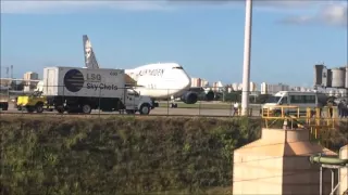 Chegada do Eddie Force one em Fortaleza