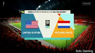 Group Stage - USA vs NETHERLANDS, FIFA Women's World Cup 2023 Full match and Highlight  Gameplay