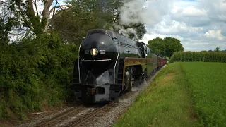 Chasing Norfolk and Western 611 and Strasburg 90 on the road to paradise 8/21/21