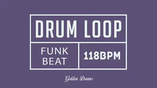 Funk Drum Loop 118 BPM