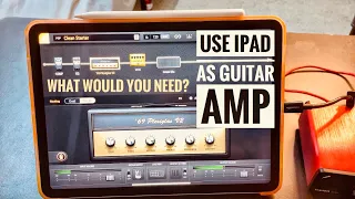 Ipad Air 4/ Ipad Pro as Guitar Amp or Pedal Simulator 🎸