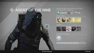 Xur Location and Items 11/6 - 11/7 week 61