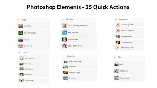 Photoshop Elements Quick Actions