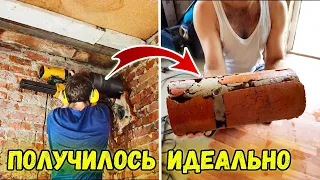 Доделали вытяжку! Алмазное бурение - это вещь!