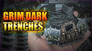Painting GRIM DARK Trenches  - Warhammer 40k