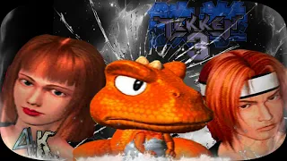 Hwoarang, Anna & Gon Team Hard Tekken 3 4K 60 FPS