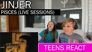 Teens Reaction - Jinjer ( Pisces ) Live Sessions