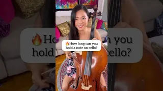 How Long Can a Cello Hold a Note???