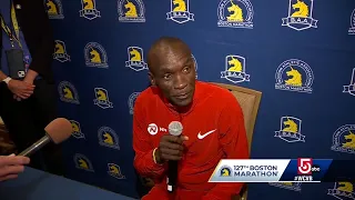 Eliud Kipchoge on what happened to him in Boston Marathon