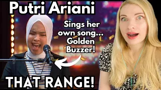 Vocal Coach Reacts: Putri Ariani Golden Buzzer Audition on AGT - She has the most amazing vocal!