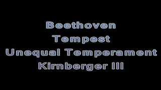 equal and unequal temperament Beethoven Tempest,  Hallé Broadwood 1859