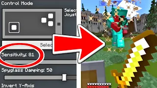 BEST PvP Settings For MCPE New Controls! - Minecraft Bedrock Edition