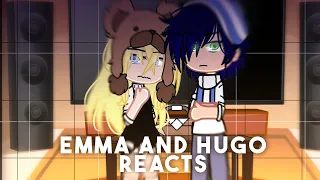 Hugo and Emma reacts to past Ladynoir/Adrienette | Gacha Club | Miraculous Ladybug