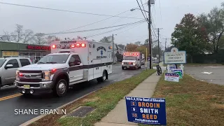 MTPD Cars 90,45,43 Middletown EMS Ambulances 31-8-56 & 31-8-58 & HMH MICU E34 Transporting 10/28/20