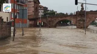 Hochwasser in Heidelberg und Bammental