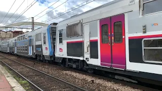 ( RER C ) Départ d’un Z20900 IDF-Mobilités et d’un Z20500 Carmillon CIME en Gare de Massy-Palaiseau