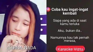 SEHARUSNYA AKU Elsa Pitaloka - Accoustic Cover by Erna | KARAOKE POP DUET