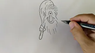 #002 So zeichnest Du einen Höhlenmenschen // how to draw a caveman//Figuren zeichnen lernen