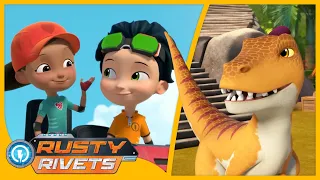 Rusty’s Dino Island +MORE | Rusty Rivets | Cartoons for Kids