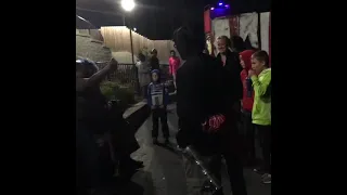 Killer clown chases kids with chainsaw !!!!