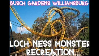 Loch Ness Monster Busch Gardens Williamsburg recreation POV