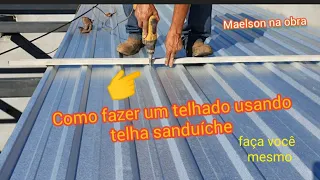 Dicas para fazer uma cobertura com a telha sanduíche termoacústica