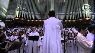 Archdiocesan Choir of Manila sings 'Tell the World of His Love' in Pope Francis mass