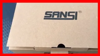 SANSI LED Security Motion Sensor Outdoor Lights Unboxing - Model C2440-GW