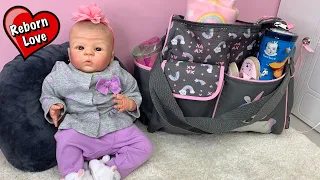 Packing My Reborn baby's Diaper Bag for Daycare | Reborn Love