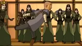 Sokka becomes a Kyoshi Warrior