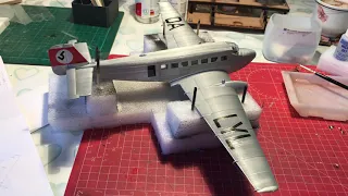 Italeri 1/72 JU52 1936 olympics build 3