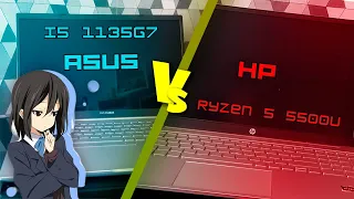 Подробный обзор со сравнением І Asus VivoBook 15 на i5 1135G7 vs HP Pavilion 15 на Ryzen 5 5500U