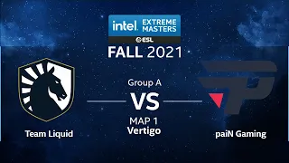 CS:GO - Team Liquid vs. paiN Gaming [Vertigo] Map 1 - IEM Fall 2021 - Group A - NA