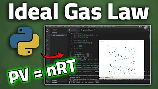 Ideal Gas Law Simulation in Python! || Simulating Physics in Python