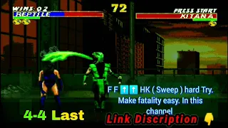 All Ninjas Fatality 😕 For Ultimate Mortal Kombat Trilogy ( Sega Genesis Rom Hack v4401) EP4-4 Last